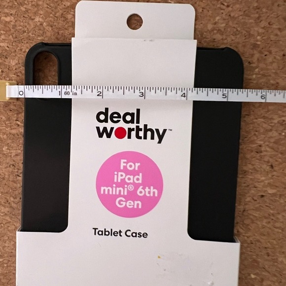 Dealworthy Tablet Case iPad mini 6th Gen Black NEW Slim Matte Cover F419060 - Picture 5 of 6